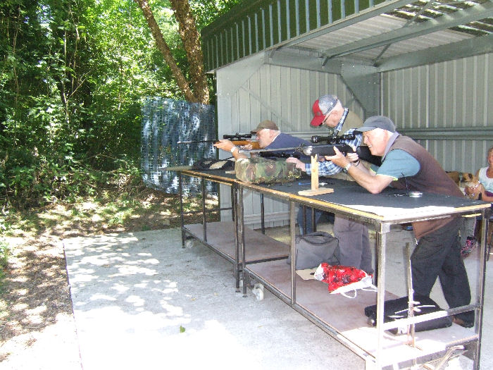 View of the 40 metre outdoor airgun range
