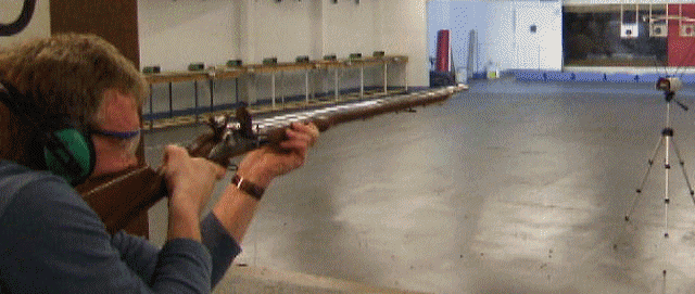 Brown Bess musket firing sequence