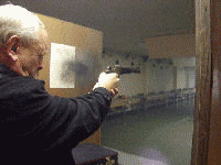 Slow motion video of firing a .50 calibre Blackpowder pistol