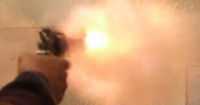 Blackpowder pistol on the 25 metre range